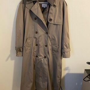 Worthington Tan Trench Coat with Adjustable Cuffs